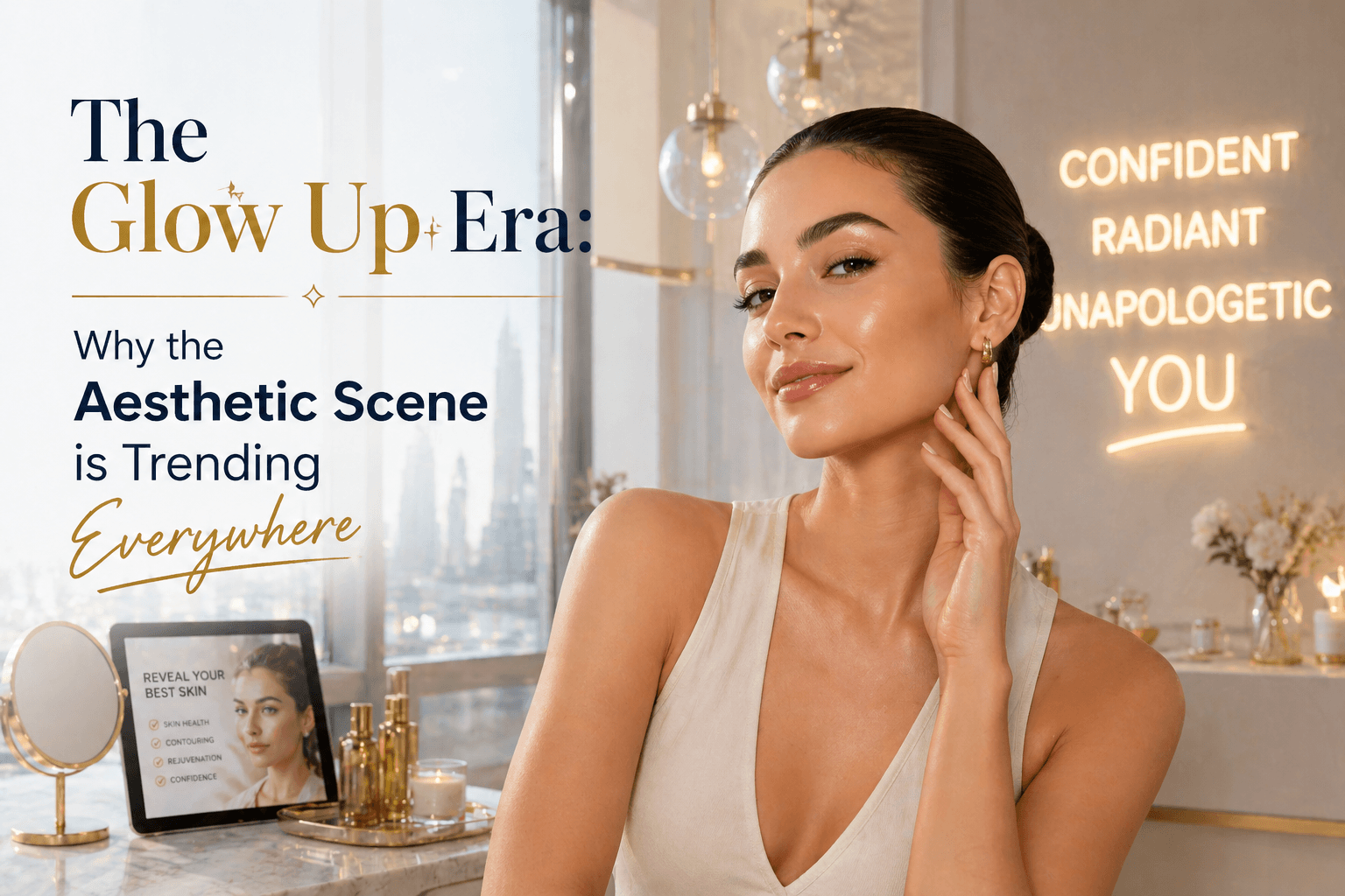 The Glow Up Era:- Why the Aesthetic Scene is Trending Everywhere