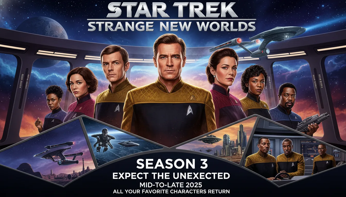 Star Trek: Strange New Worlds Season 3: Release Date &amp; Cast Updates
