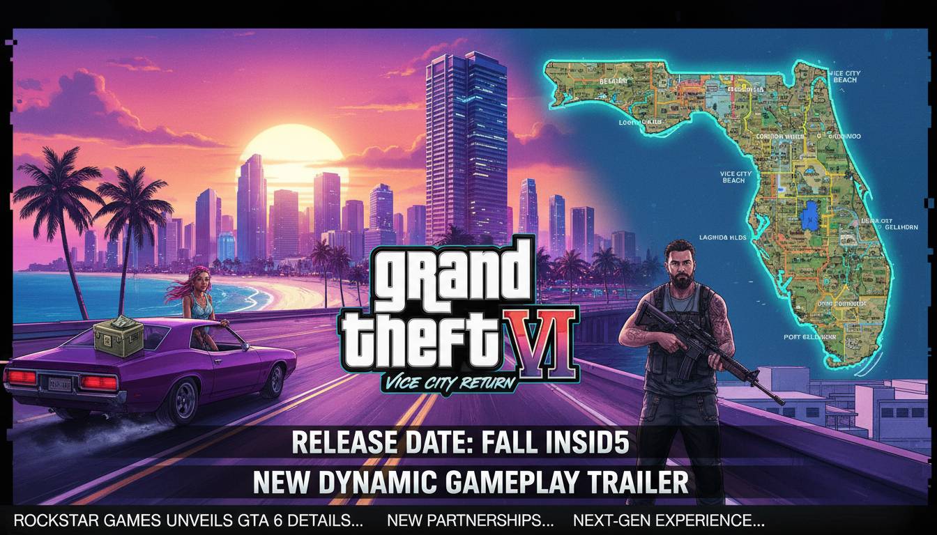 GTA 6 Release Date, Map Leaks &amp; Gameplay News Revealed