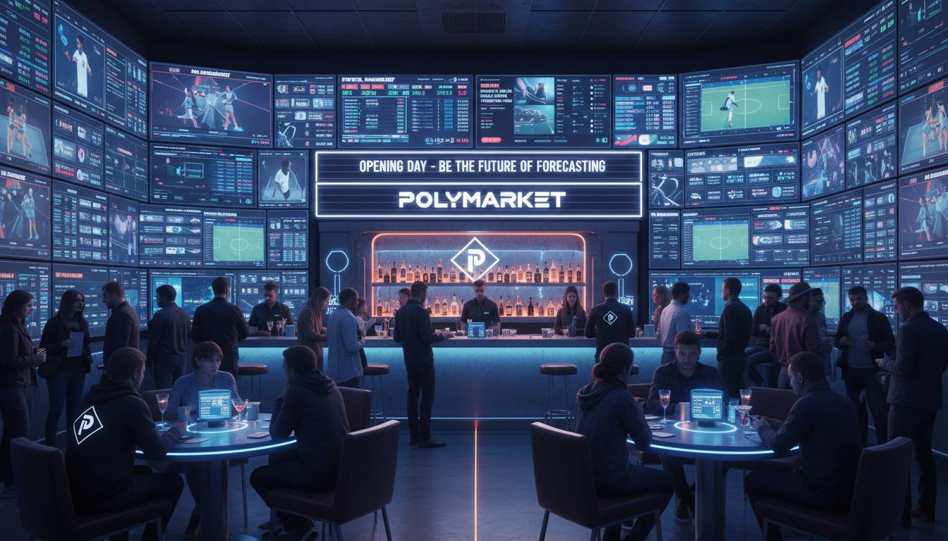 Polymarket to Open Bar Full of Screens Sparks Buzz