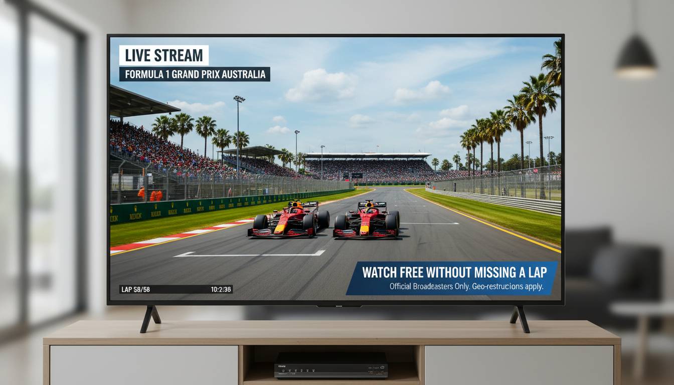 Watch the F1 Australian GP Live Stream Free Without Missing a Lap