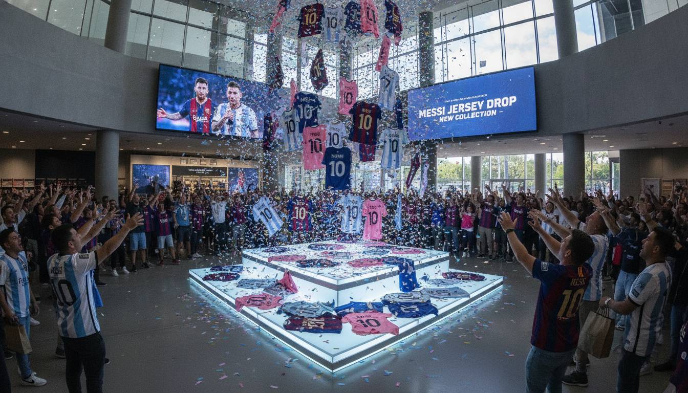 Autographed Lionel Messi Jerseys Drop Online, Argentina in World Cup Knockouts