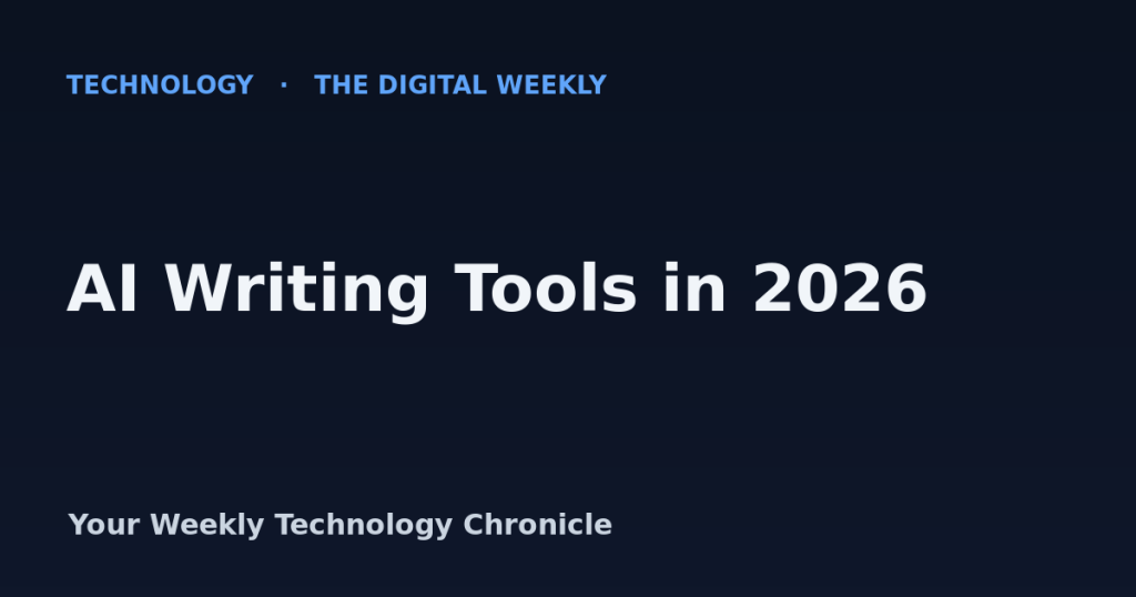 AI Writing Tools in 2026: Updates, Best Picks, and What's Actually Changed