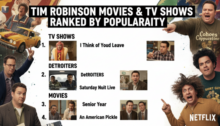 Tim Robinson Movies and TV Shows Ranked by Popularity